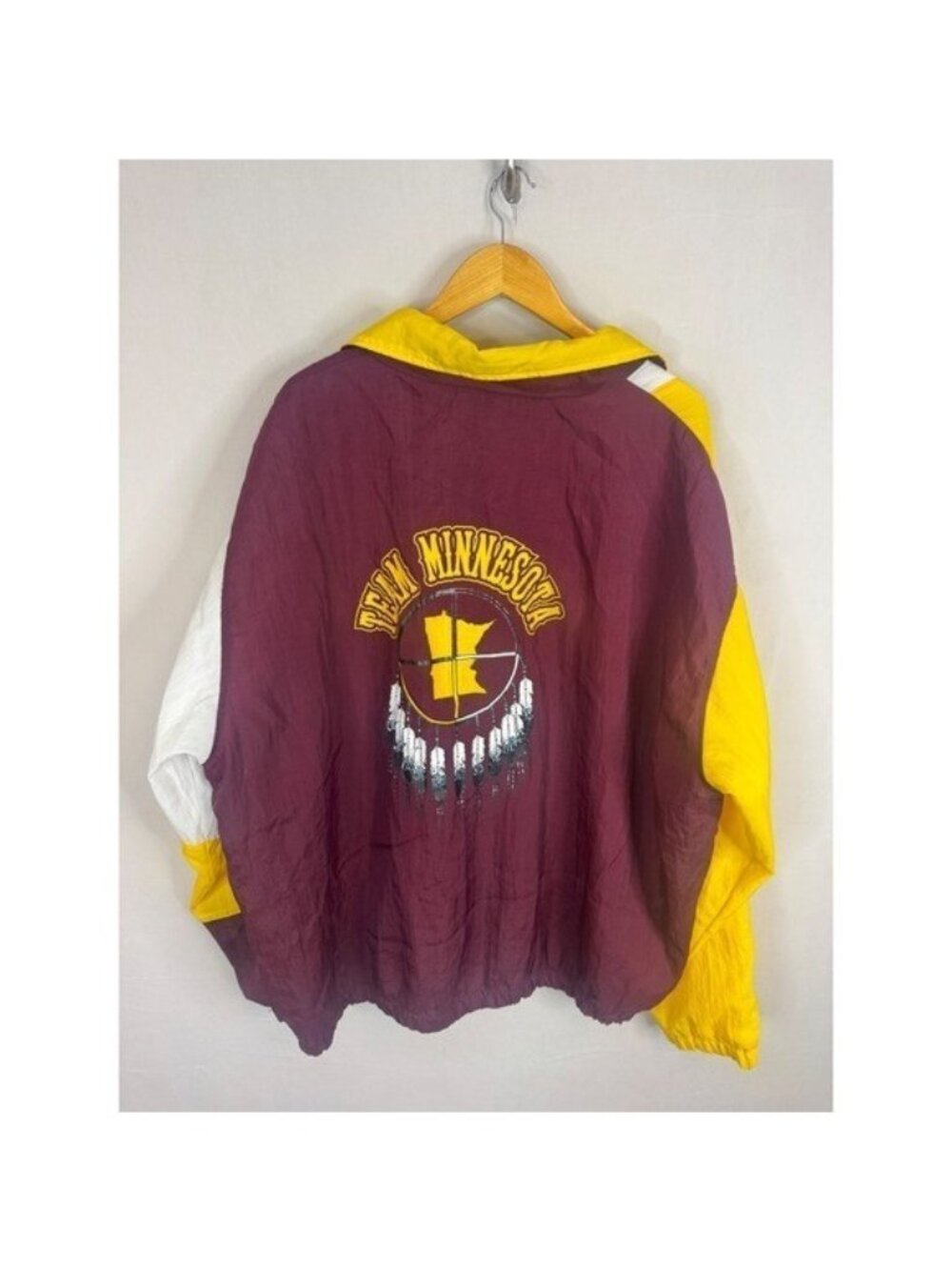 Vintage 1997 North American Indigenous Games Team Minnesota Jacket XXL Hartwell